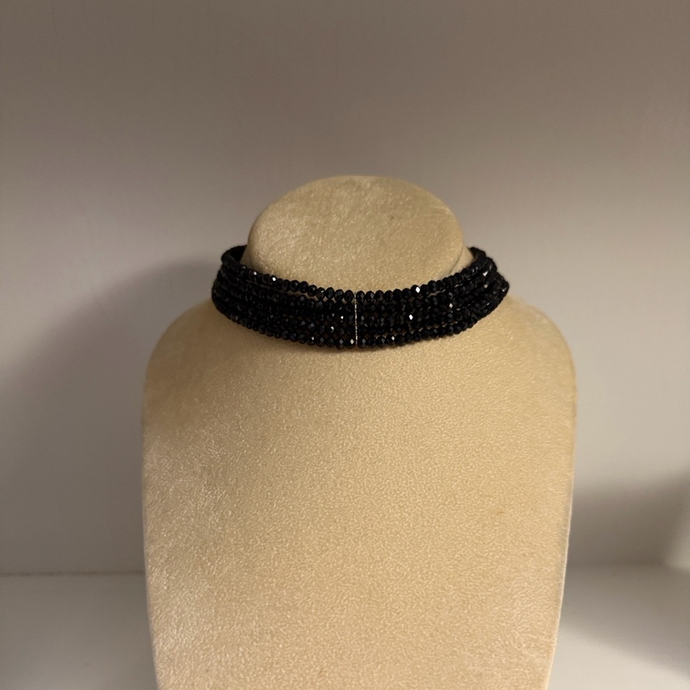 Multi Strand Beaded Collar Necklace